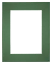 Passepartout Dimensione Cornice 20x25 cm - Formato Immagine 13x18 cm - Foresta Verde