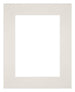 Passepartout Dimensione Cornice 20x25 cm - Formato Immagine 13x18 cm - Grigio Chiaro