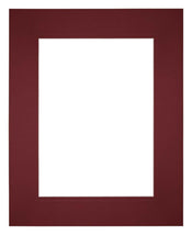 Passepartout Dimensione Cornice 20x25 cm - Formato Immagine 13x18 cm - Vino Rosso