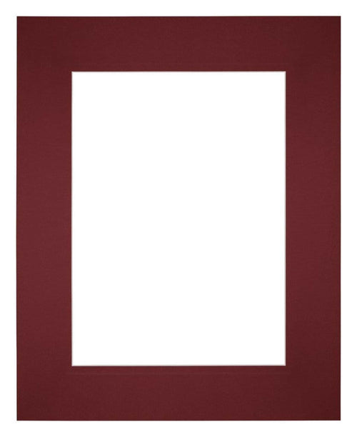 Passepartout Dimensione Cornice 20x25 cm - Formato Immagine 13x18 cm - Vino Rosso