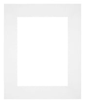 Passepartout Dimensione Cornice 20x25 cm - Formato Immagine 13x18 cm - Bianco