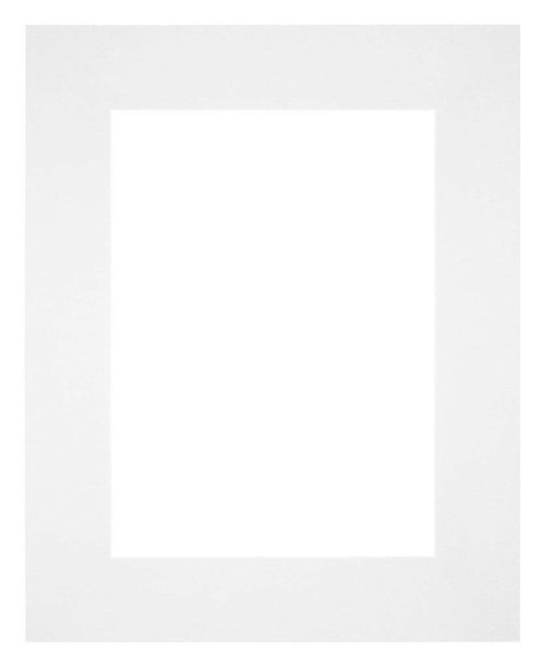 Passepartout Dimensione Cornice 20x25 cm - Formato Immagine 13x18 cm - Bianco