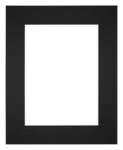 Passepartout Dimensione Cornice 20x25 cm - Formato Immagine 13x18 cm - Nero