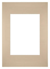 Passepartout Dimensione Cornice 20x28 cm - Formato Immagine 13x18 cm - Beige