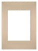 Passepartout Dimensione Cornice 20x28 cm - Formato Immagine 13x18 cm - Beige