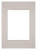 Passepartout Dimensione Cornice 20x28 cm - Formato Immagine 13x18 cm - Granito Grigio