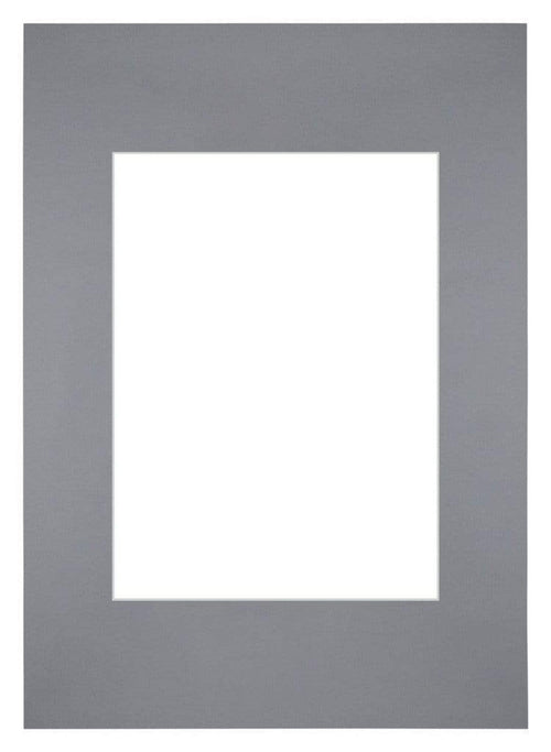 Passepartout Dimensione Cornice 20x28 cm - Formato Immagine 13x18 cm - Grigio