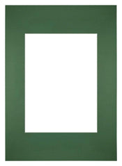 Passepartout Dimensione Cornice 20x28 cm - Formato Immagine 13x18 cm - Foresta Verde