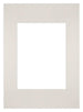 Passepartout Dimensione Cornice 20x28 cm - Formato Immagine 13x18 cm - Grigio Chiaro