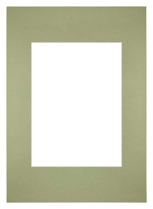 Passepartout Dimensione Cornice 20x28 cm - Formato Immagine 13x18 cm - Menta Verde