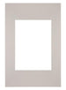 Passepartout Dimensione Cornice 20x30 cm - Formato Immagine 13x18 cm - Granito Grigio