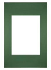 Passepartout Dimensione Cornice 20x30 cm - Formato Immagine 13x18 cm - Foresta Verde