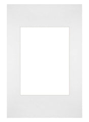 Passepartout Dimensione Cornice 20x30 cm - Formato Immagine 13x18 cm - Bianco