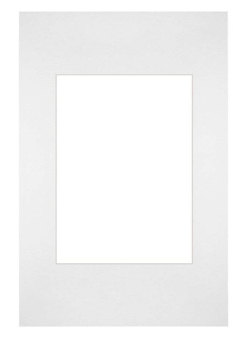 Passepartout Dimensione Cornice 20x30 cm - Formato Immagine 13x18 cm - Bianco