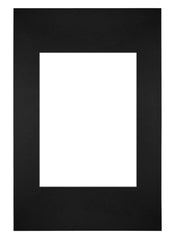 Passepartout Dimensione Cornice 20x30 cm - Formato Immagine 13x18 cm - Nero