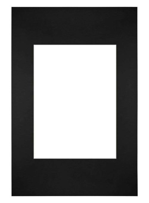 Passepartout Dimensione Cornice 20x30 cm - Formato Immagine 13x18 cm - Nero