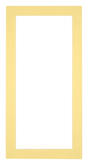 Passepartout Dimensione Cornice 20x40 cm - Formato Immagine 13x18 cm - Giallo