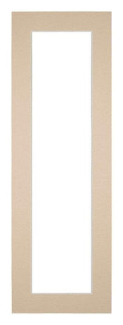 Passepartout Dimensione Cornice 20x60 cm - Formato Immagine 10x30 cm - Beige