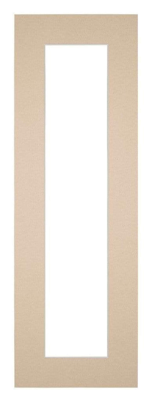 Passepartout Dimensione Cornice 20x60 cm - Formato Immagine 10x50 cm - Beige