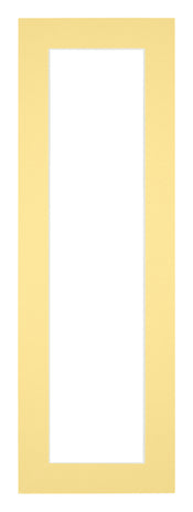 Passepartout Dimensione Cornice 20x60 cm - Formato Immagine 10x30 cm - Giallo