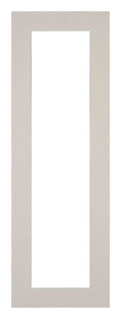 Passepartout Dimensione Cornice 20x60 cm - Formato Immagine 10x30 cm - Granito Grigio