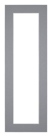 Passepartout Dimensione Cornice 20x60 cm - Formato Immagine 10x30 cm - Grigio