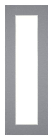 Passepartout Dimensione Cornice 25x75 cm - Formato Immagine 10x50 cm - Grigio