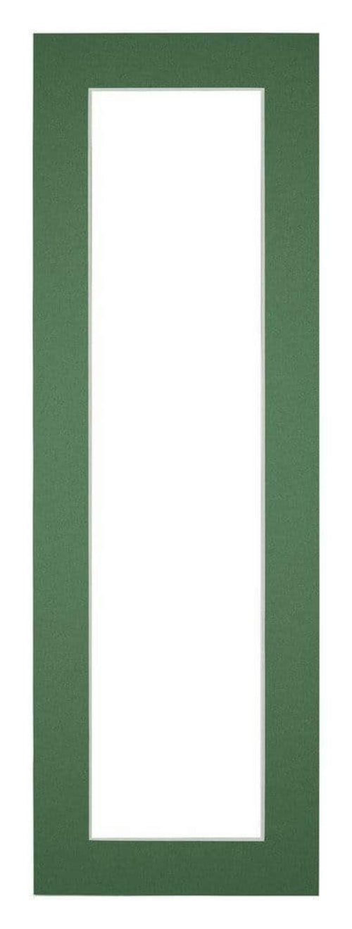 Passepartout Dimensione Cornice 20x60 cm - Formato Immagine 10x30 cm - Foresta Verde