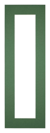 Passepartout Dimensione Cornice 25x75 cm - Formato Immagine 10x50 cm - Foresta Verde