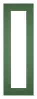 Passepartout Dimensione Cornice 37,5x98 cm - Formato Immagine 25x85 cm - Foresta Verde