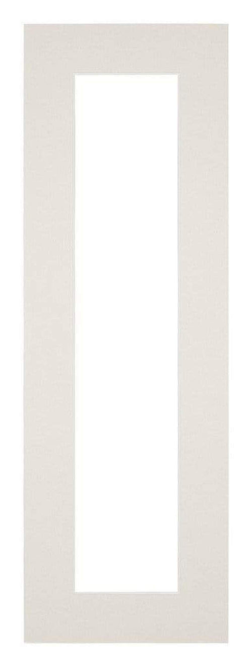 Passepartout Dimensione Cornice 25x75 cm - Formato Immagine 10x50 cm - Grigio Chiaro