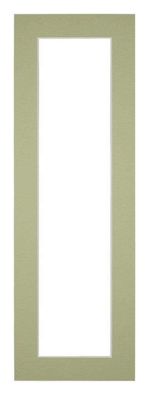 Passepartout Dimensione Cornice 20x60 cm - Formato Immagine 10x30 cm - Menta Verde