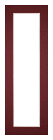 Passepartout Dimensione Cornice 20x60 cm - Formato Immagine 10x30 cm - Vino Rosso