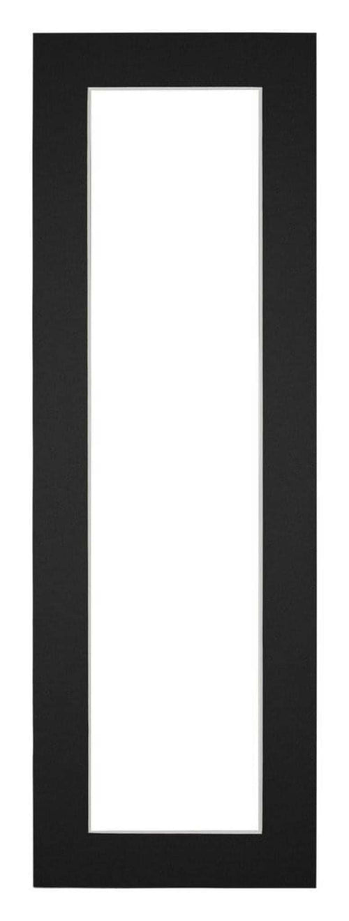 Passepartout Dimensione Cornice 20x60 cm - Formato Immagine 10x30 cm - Nero