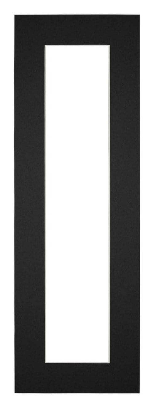 Passepartout Dimensione Cornice 25x75 cm - Formato Immagine 10x50 cm - Nero