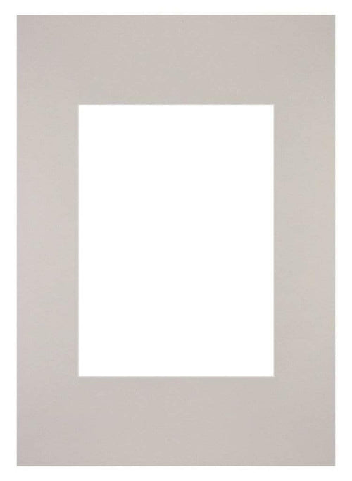 Passepartout Dimensione Cornice 21x29 7 cm - A4 Formato Immagine 13x18 cm - Granito Grigio