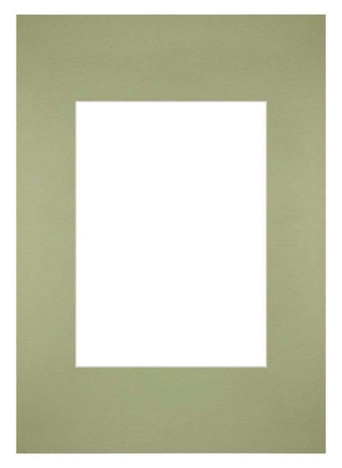 Passepartout Dimensione Cornice 21x29 7 cm - A4 Formato Immagine 13x18 cm - Menta Verde