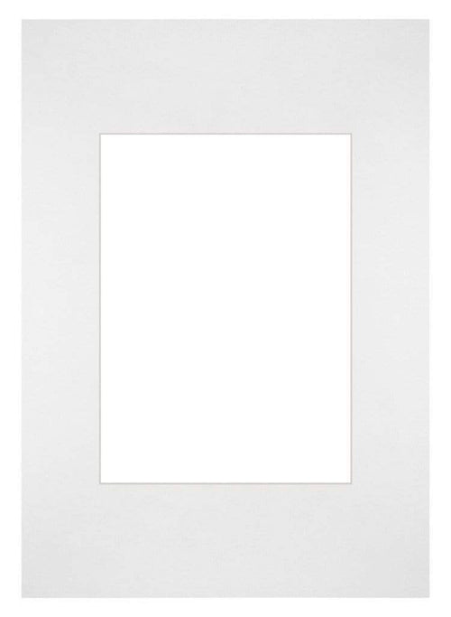 Passepartout Dimensione Cornice 21x29 7 cm - A4 Formato Immagine 13x18 cm - Bianco