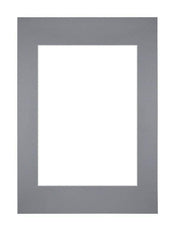 Passepartout Dimensione Cornice 21x29 7 cm - A4 Formato Immagine 14 8x21 cm - Grigio