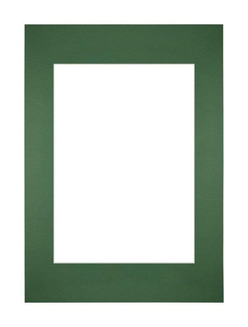 Passepartout Dimensione Cornice 21x29 7 cm - A4 Formato Immagine 14 8x21 cm - Foresta Verde