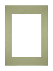 Passepartout Dimensione Cornice 21x29 7 cm - A4 Formato Immagine 14 8x21 cm - Menta Verde