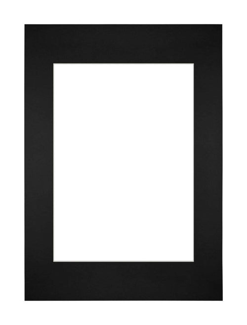 Passepartout Dimensione Cornice 21x29 7 cm - A4 Formato Immagine 14 8x21 cm - Nero