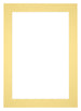 Passepartout Dimensione Cornice 21x29,7 cm - A4 Formato Immagine 10,5x14,8 cm - Giallo