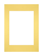 Passepartout Dimensione Cornice 21x29 7 cm - A4 Formato Immagine 14 8x21 cm - Giallo