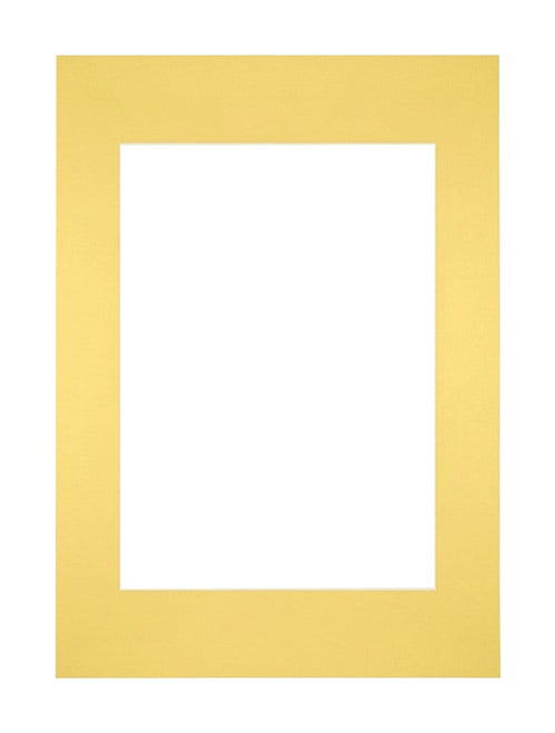 Passepartout Dimensione Cornice 21x29 7 cm - A4 Formato Immagine 14 8x21 cm - Giallo