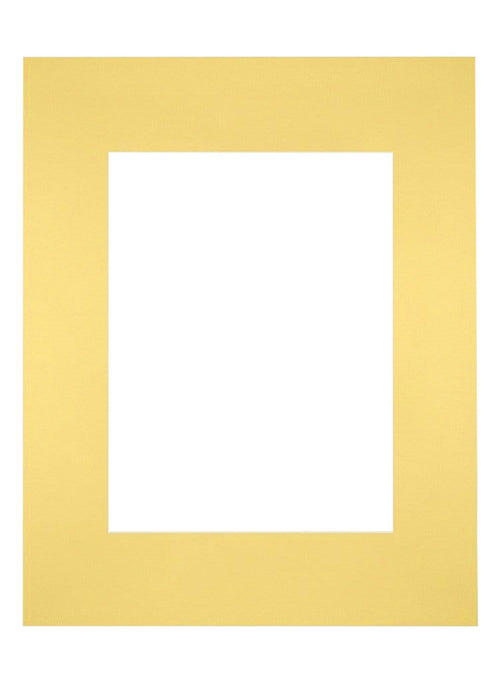 Passepartout Dimensione Cornice 24x30 cm - Formato Immagine 15x20 cm - Giallo