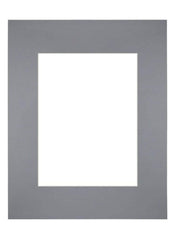 Passepartout Dimensione Cornice 24x30 cm - Formato Immagine 15x20 cm - Grigio