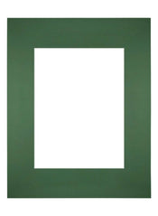 Passepartout Dimensione Cornice 24x30 cm - Formato Immagine 15x20 cm - Foresta Verde