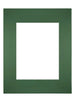 Passepartout Dimensione Cornice 24x30 cm - Formato Immagine 15x20 cm - Foresta Verde