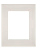 Passepartout Dimensione Cornice 24x30 cm - Formato Immagine 15x20 cm - Grigio Chiaro